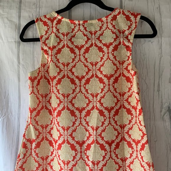 5th & Love Sleeveless Damask Pattern Shift Dress M - Picture 4 of 10